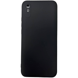 Задняя накладка SILICONE COVER для Xiaomi Redmi 9A чёрный