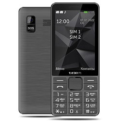 Телефон TEXET TM-D324 серый