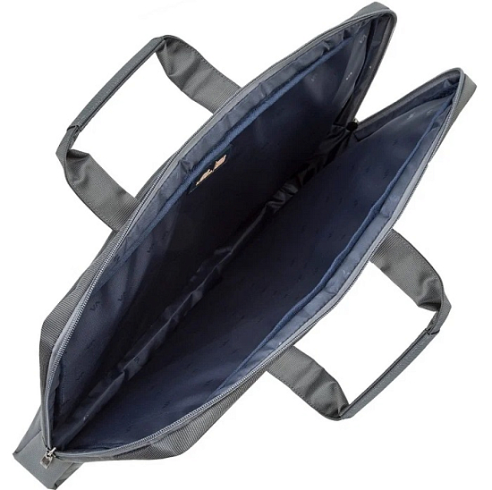 Сумка для ноутбука 17" Riva 8251 серый полиэстер