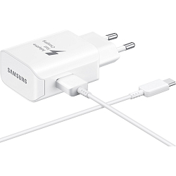 Сетевое ЗУ для Samsung 25W white + кабель Type-C, в коробке