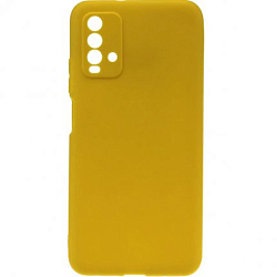 Задняя накладка ZIBELINO Soft Matte для Xiaomi Redmi 9T (желтый) защита камеры