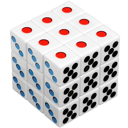 Игрушка механическая «Кости», 5,5х5,5 см