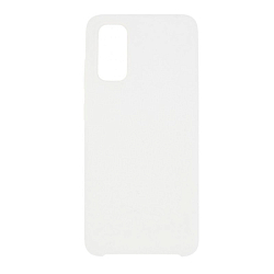 Силиконовый чехол SILICONE CASE для Samsung Galaxy S20 (Белый)