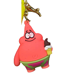 Брелок с карабином и браслетом Спанч Боб