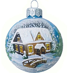 Шар "Пейзаж 1", 65 мм., без упаковки, мультицвет, КР-65-192163