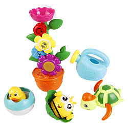 Набор для купания Mioshi Aqua "Цветок-фонтанчик" (см, 6 предм.)