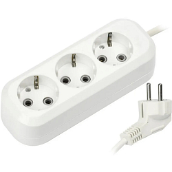 Сетевой удлинитель  3.0м SMARTBUY 3 розетки (SBE-16-3-03-Z)