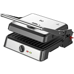 Электрогриль BQ GR3007 Чёрный-Стальной