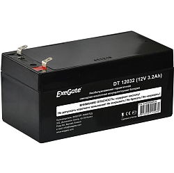 Аккумуляторная батарея ExeGate DT 12032 (12V 3.2Ah, клеммы F1)