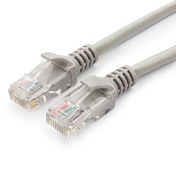 Патч-корд 15.0м Cablexpert PP6U-15M кат.6, литой, многожильный (серый)