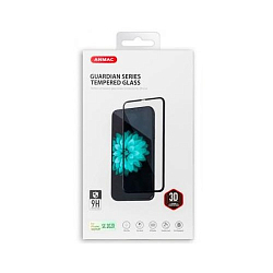 Противоударное стекло 3D ANMAC для iPhone 7/8 белое матовое с сеточкой (+ пленка на заднюю крышку)