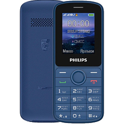 Телефон PHILIPS E2101 Xenium синий (Уценка)