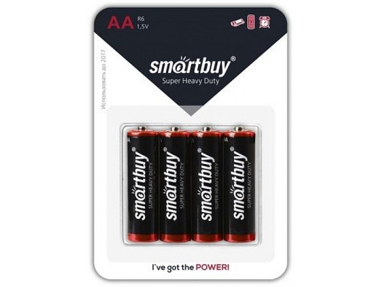 Элемент питания SMARTBUY R06 BL-4 (4/48/960)