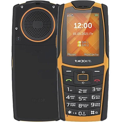 Телефон TEXET TM-521R черный-оранжевый