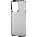 Силиконовый чехол HOCO для iPhone 15 Pro Max, прозрачный темный (Light series)