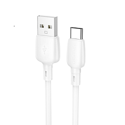 Кабель USB <--> Type-C 1.0м BOROFONE BX93, белый