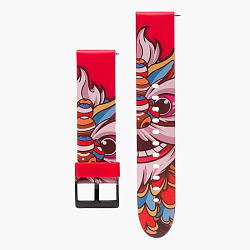 Силиконовый ремешок WB01 Универсальный 22мм (016) (red)