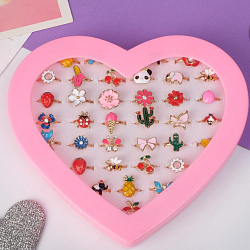 Кольцо "Выбражулька" растения и животные, форма МИКС, цветное, безразмерное   6850948