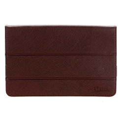 Чехол футляр-книга 7,2" (120х200) универсальный (коричневый, кожзам)