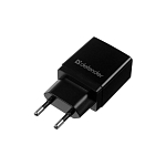 Сетевое ЗУ 1USB 2.1А DEFENDER EPA-10 черный110-240 В (1/200)