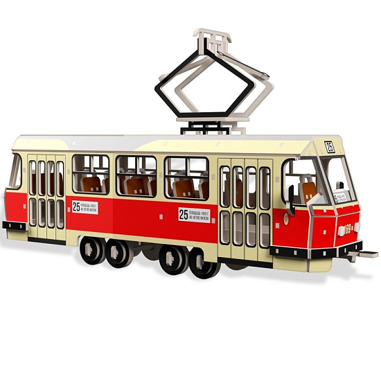 Деревянный конструктор «Городской трамвай» 9293858
