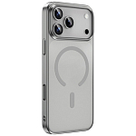 Задняя накладка KEEPHONE SKIN GRIP ULTRA SLIM MAGSAFE CASE для iPhone 17 PRO MAX (SILVER)
