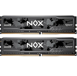 Оперативная память DDR5 32Gb (2*16Gb) APACER Nox, 6400 MHz, CL40, DIMM, радиатор, черный (AH5U32G64C652MBAA-2)