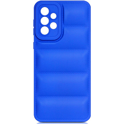 Силиконовый чехол (дутый) DF для Samsung Galaxy  A53 (5G) DF sJacket-04 (blue)