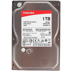 Внутренний HDD 3.5" 1TB Toshiba P300 [HDWD110UZSVA] SATA-III,  5700 RPM, 64Mb