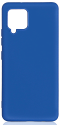 Силиконовый чехол DF для Samsung Galaxy A42 DF sOriginal-30 (blue) с микрофиброй
