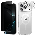 Задняя накладка KEEPHONE COMBO SET CLEAR для iPhone 17 PRO MAX, CLEAR