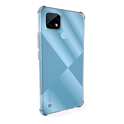 Задняя накладка CLEAR CASE для Realme C21 прозрачный противоударный