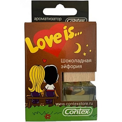 Ароматизатор CONTEX LOVE IS Шоколадная эйфория стеклянный бочонок