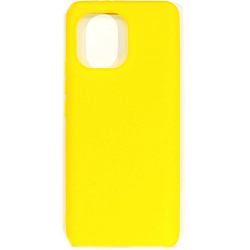 Силиконовый чехол XIVI для Xiaomi MI 11, TPU Color, матовый, жёлтый