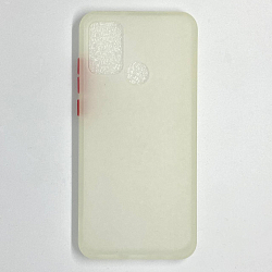 Задняя накладка ZIBELINO Plastic Matte для Honor 9A прозрачная  окантовка