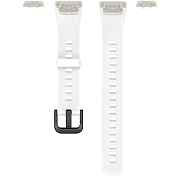 Силиконовый ремешок для Honor Band 6 на кнопке (white)