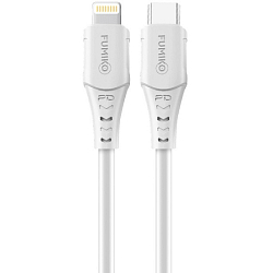 Кабель Lightning <--> Type-C  1.0м FUMIKO CA05 белый, PD20W