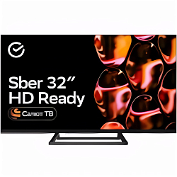 Телевизор Sber SDX-32H2128 32" HD, (Салют-ТВ), черный
