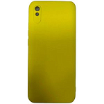 Силиконовый чехол Silicone Case NEW ERA для Xiaomi Redmi 9A желтый