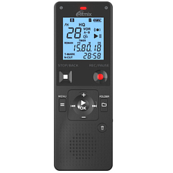 Диктофон RITMIX RR-820, 8Gb, чёрный
