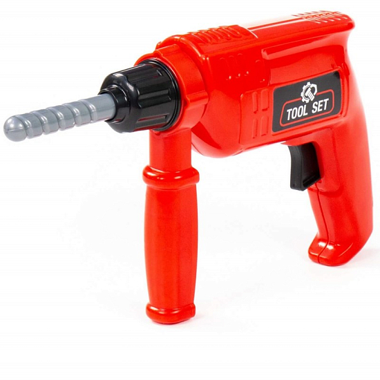 Дрель ПОЛЕСЬЕ, красная