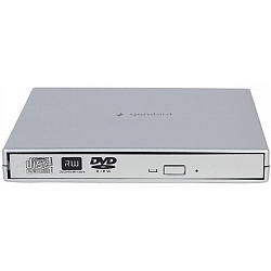 Внешний привод DVD GEMBIRD DVD-USB-02-SV серебро