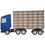 Настенная гараж - полка для хранения машинок (вид1)