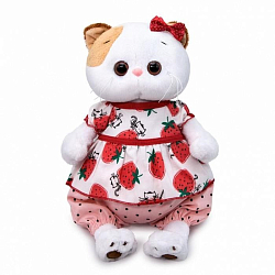 Мягкая игрушка Кошечка Ли-Ли в блузке с клубничками, 24 см LK24-054 5361212