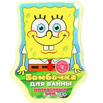 Бомбочка для ванн губка спонж в форме героя цитрусовый бум, 120 г, Умка 393638