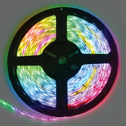Лента светодиодная  5.0м ECOLA LED strip PRO 14.4W/m 12V IP20 10mm 60Led/m RGB разноцветная на катушке