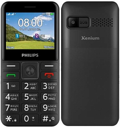 Телефон PHILIPS E207 Xenium черный