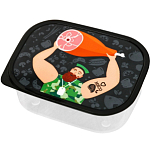 Ланч-бокс «Обед настоящего мужика», 0.5 л