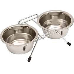 Набор из 2 мисок на подставке, 2 х 225 мл 1206608