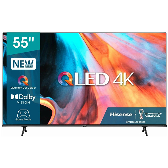 Телевизор Hisense 55E7HQ , 55", черный, QLED